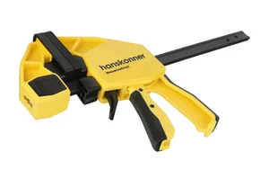 Hanskonner Струбцина быстроз., 150мм, резиновые накладки, 300кгс, сжим-разжим, HK1078-09-15