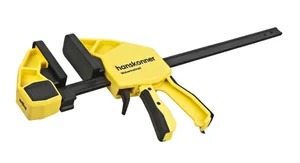 Hanskonner Струбцина быстроз., 300мм, резиновые накладки, 300кгс, сжим-разжим, HK1078-09-30