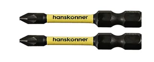 Hanskonner Биты PZ1x50мм, ImpactPower, торсионные, 2шт, HPZ1-50-2T