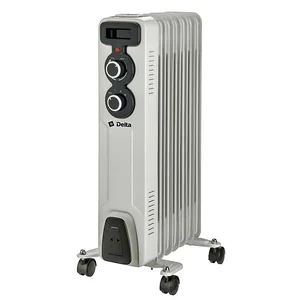 DELTA Обогреватель масляный D11-7 1500 Вт, 7 секций, светло-серый
