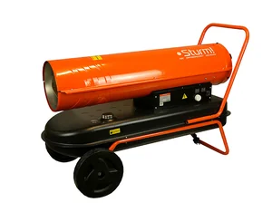 Sturm Дизельная тепловая пушка 50кВт, 718 м3/час, потребл 3.45л/ч, бак 43л, колеса DKH50