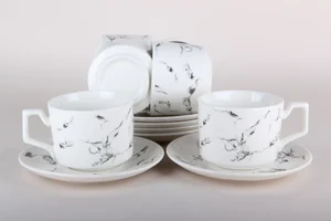 КОРАЛЛ Набор чайный 12 пр. Marble 250мл. 6343