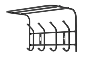 НИКА Вешалка настенная ВП4М/Ч матовый черный