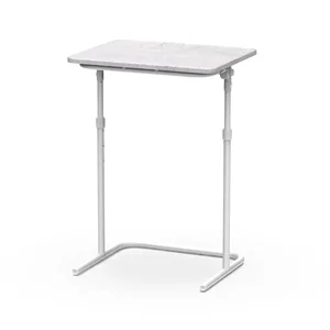 НИКА Столик приставной складной Haushalt HHST4/ДД дуб дымчатый/матовый серый