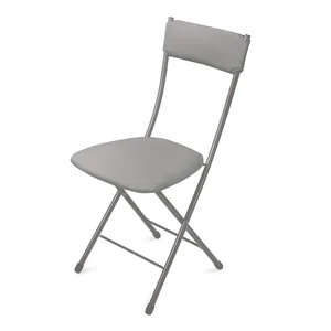НИКА Стул складной Ника 1М со съемной мягкой спинкой ССН1М/5 темно-серый/темно-серый