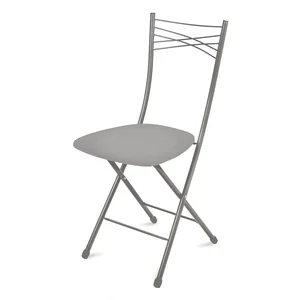 НИКА Стул складной ССН1/7 темно-серый/темно-серый