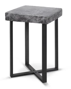 НИКА Табурет с квадратным сиденьем разборный Haushalt HT5-В/ГР графит