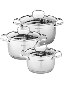 HOFFMANN Набор кастрюль 6пр. НМ 5128