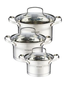 HOFFMANN Набор кастрюль 6пр. НМ 54333