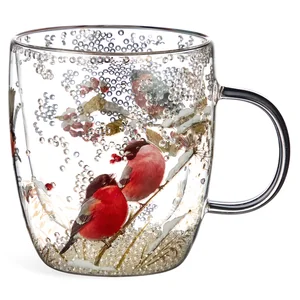 Lefard Кружка С Двойными Стенками Снегири 410 Мл 887-483