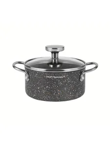 HOFFMANN Кастрюля из литого алюминия с мраморным покрытием 1,5л. 18см. НМ 7768