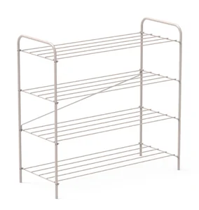 НИКА Этажерка ЭТПР4/БЖ бежевый металлик