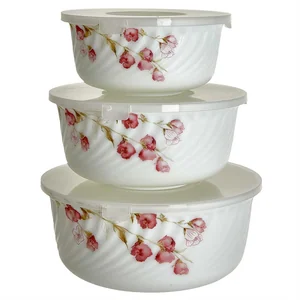 TEROPAL Набор салатников 3 штуки с крышками 10006-SK