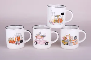 КОРАЛЛ Кружка 310мл Glamour gifts 7709 микс