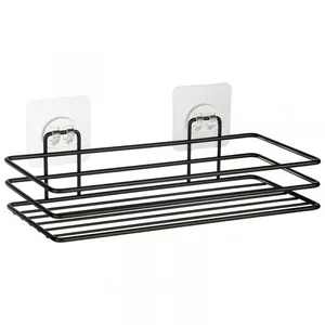 Mallony Полка подвесная большая BLACK (крепление: самоклеящаяся основа) 110780-SK