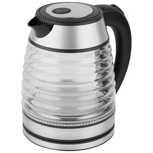 Homestar Чайник HS-1046 (1,5 л.) стекло, пластик черный 108854-SK