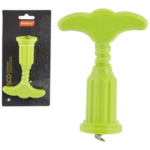 MALLONY Штопор FRESCO с пластиковой ручкой/с насадкой на бутылку 008511-SK