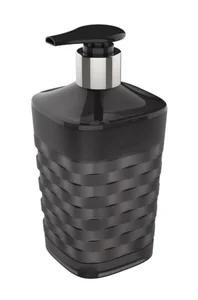 ПОЛИМЕРБЫТ Диспенсер для жидкого мыла Glam ГРАФИТ 05904