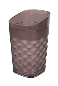 ПОЛИМЕРБЫТ Стакан для зубных щеток GlamШОКОЛАД 15903