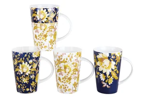 КОРАЛЛ Кружка 400мл микс Golden bloom 5372