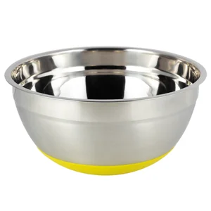 Kamille Миска из нержавеющей стали 22*10см c антискользящим дном KM-4348