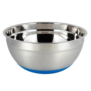 Kamille Миска из нержавеющей стали 26*12см c антискользящим дном KM-4350