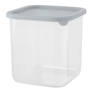 DELTA Банка для сыпучих продуктов Sugar&Spice Vanilla 0,8 л, квадратная, с гибкой крышкой SE168410025 трюфель