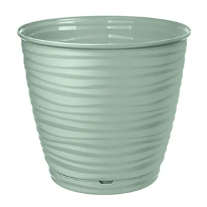 Delta Горшок для цветов Saffron 177 мм, 2,6 л, с поддоном 221610217/03 (светло-зеленый)