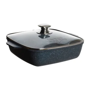 МЕЧТА Жаровня квадратная 28х28см. Premium blue 39903