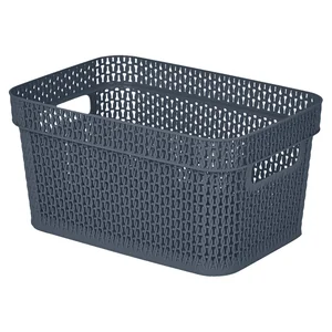 Delta Корзина для хранения Keeplex Ajur с ручками 5 л, 27,1×18,3×13,7 см KL411210026 космический серый