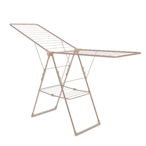 НИКА Сушилка 21 м для белья напольная складная СБ8/РЗ розовое золото
