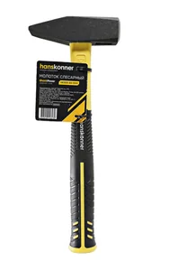 Hanskonner Молоток слесарный УСИЛЕННЫЙ, фибергл,кованый боек 1000гр, HK1010-83-1000