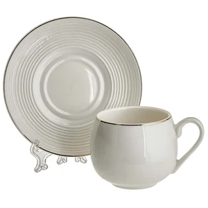 BEATRIX Набор чайный 4 предмета: 2 чашки (240 мл) + 2 блюдца Ф5-046Р/2 "Lotus" в подарочной коробке