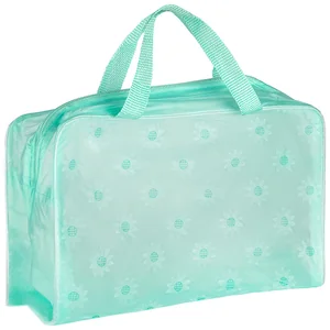 Mallony Косметичка на молнии, с ручками, цвет бирюзовый 110903-SK