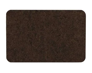 Vortex Коврик 40*60 см SLIM КОРИЧНЕВЫЙ влаговпитывающий ребристый без борта, подложка tpr 24384