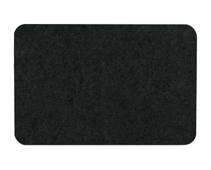 Vortex Коврик 50*80 см SLIM ЧЕРНЫЙ влаговпитывающий ребристый без борта, подложка tpr 24389