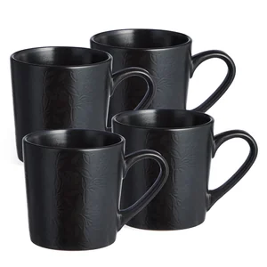 Lefard Набор кружек BRONCO CHOICE BLACK 400 мл. 4пр. 191-362-1