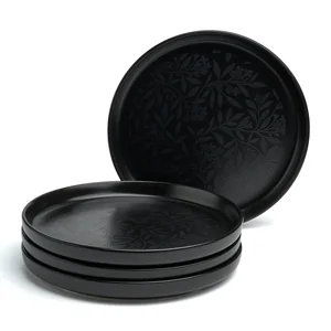 Lefard Набор тарелок закусочных BRONCO CHOICE BLACK 4 шт. 20,5 см 191-358-1