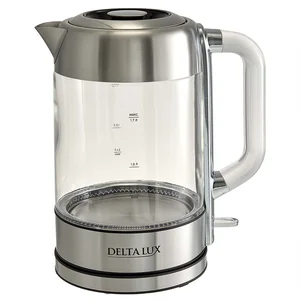 DELTA Чайник электрический 2200 Вт, 1,7 л LUX DE-1026
