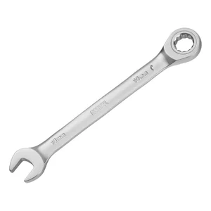 Denzel Ключ комбинированный трещоточный, 14 мм, CrV, матовый хром 14708