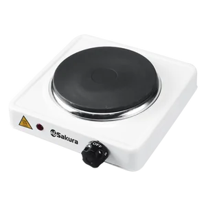 Sakura Электроплитка ПЭ-01 белая 1000 Вт