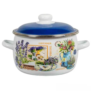 Appetite Кастрюля эмал сфер Горная лаванда 4,0л мет/об 6RС201М