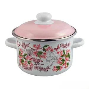 Appetite Кастрюля эмал цил Bird 2,0л 6RD161M