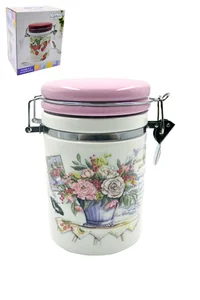 Lavenir Банка с зажимом Beautiful garden 850 мл, HC810-K48