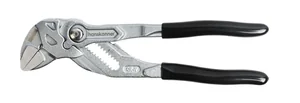 Hanskonner Клещи-переставные, 175мм, кнопочный шарнир, без засечек на губках, HK1020-09-A175