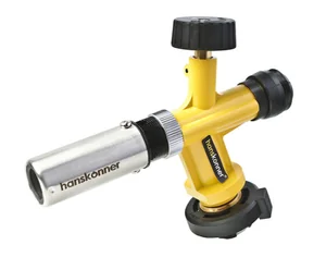 Hanskonner Горелка газовая, пьезоподжиг, регулировка остроты пламени, цинковый корпус, HK5015-KL-03