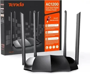 Tenda Беспроводной  маршрутизатор AC8 v2.0 АС1200 черный