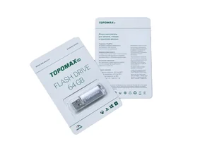 TOPOMAX Flash Drive 64G USB 2.0 PK_ROCKETSL (серебро)