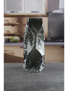 Royal Classics Ваза стеклянная 10*25 см, цвет серый 68987