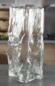 Royal Classics Ваза стеклянная 12*28 см, цвет прозрачный 68952